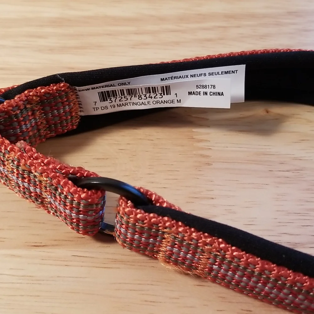 Martingale style padded reflective collar